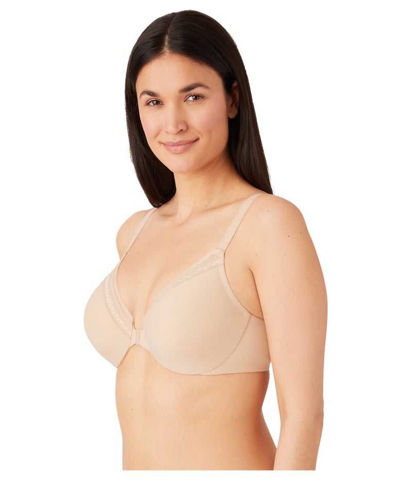 Wacoal Women's Perfect Primer Front Close Underwire Bra, Sand, 38DD - Image 2